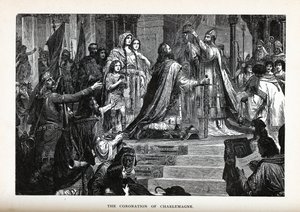 The Coronation of Charlemagne by Unbekannt