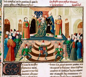 The Coronation of Henry IV of England (detail) by Unbekannt