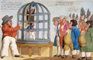 The Corsican Bajazet in London, 1803 by Unbekannt