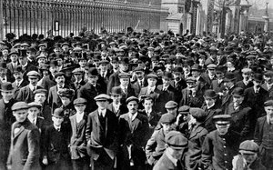 The Crowds outside Buckingham Palace, A Nation