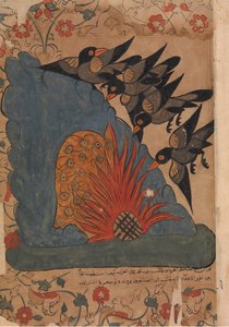 The Crows Trap the Owls in Their Cave by Lighting a Fire at the Entrance and Fanning