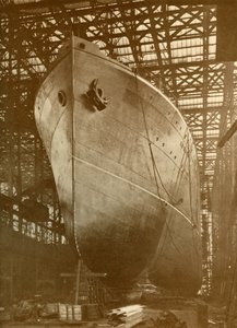 The Cunard Aurania 14,000 Tons at Newcastle-On-Tyne