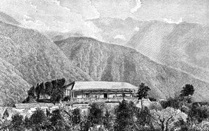 The Cussillani Hacienda, Yungas, Bolivia, 1895 by Unbekannt