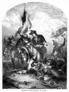The Death of General Richard Montgomery at Quebec, 1775, 1872 by Unbekannt