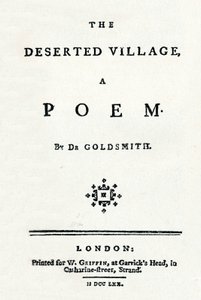 The Deserted Village, A Poem