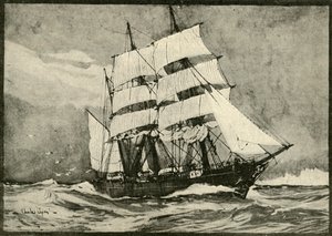 The Discovery Under Full Sail, 1901 by Unbekannt