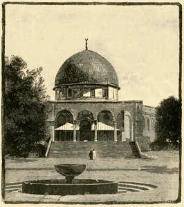 The Dome of the Rock, Jerusalem by Unbekannt