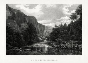 The Dove, Dovedale, Derbyshire by Unbekannt