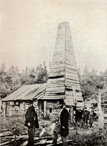 The Drake Well, Pennsylvania, America by Unbekannt