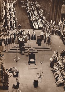 The Duke of Kent Pays Homage to the Newly Crowned King George VI by Unbekannt