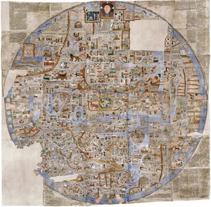 The Ebstorf Map, c. 1300 by Unbekannt