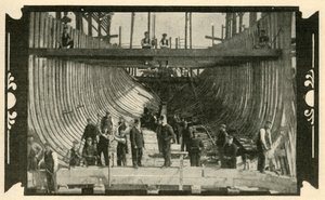 The English Vessel, Discovery, On The Stocks