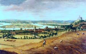 The Environs of London from Greenwich by Unbekannt