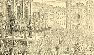 The Execution of Charles I in Whitehall, 30th January 1649 by Unbekannt