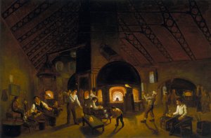The Falcon Glassworks, c. 1840