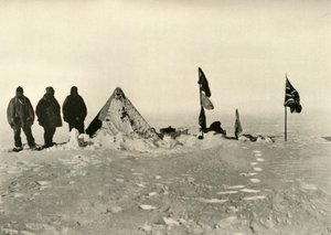 The Farthest South Camp After Sixty Hours Blizzard by Unbekannt