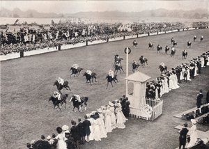 The Finish for the Royal Hunt Cup, c. 1903 by Unbekannt
