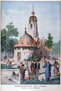 The Finnish Pavilion at the Universal Exhibition of 1900, Paris, 1900 by Unbekannt