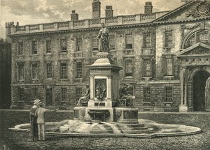The Fountain, Kings College, Cambridge by Unbekannt