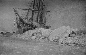 The Fram after an Ice-Pressure by Unbekannt