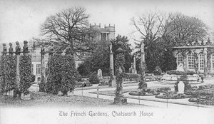 The French Gardens, Chatsworth House, Derbyshire by Unbekannt