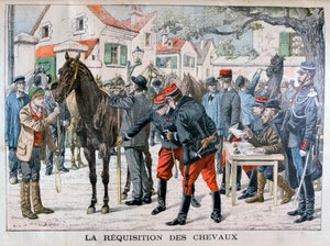 The French army buying horses, 1904 by Unbekannt