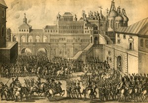 The French enter the city of Moscow, September 1812, 1921