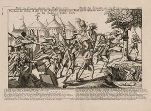 The French flight from the Prussians in 1792, ca. 1792 by Unbekannt