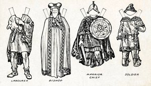 The Gallery of British Costume: How The People Dressed in Anglo-Saxon Times