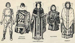 The Gallery of British Costume: The Dress of Danes & Later Anglo-Saxons by Unbekannt