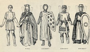The Gallery of British Costume: Types of Dress in Early Plantagenet Times