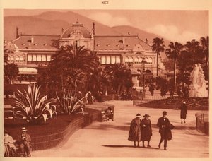 The Gardens and the Casino, Nice by Unbekannt