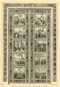 The Ghiberti Gates - The East Door of the Baptistery at Florence by Unbekannt