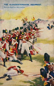 The Gloucestershire Regiment. Back-to-Back at Alexandria, 1801, 1939