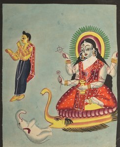 The Goddess Ganga by Unbekannt