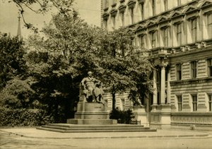 The Goethe Monument, Vienna, Austria, c. 1935 by Unbekannt