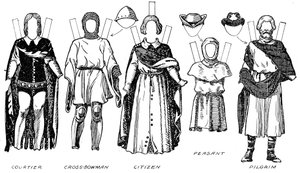 The Great Gallery of British Costume: Dress Worn in Edward III