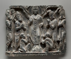 The Great Miracle at Shravasti, c100