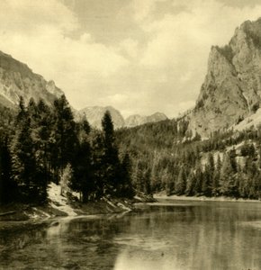 The Grüner See, Styria, Austria by Unbekannt