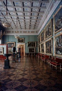 The Hall of Flemish Paintings in the Hermitage