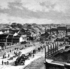 The High Street, Peking, c1890 by Unbekannt