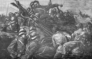 The Highland Brigade Storming The Trenches at Tel-El-Kebir by Unbekannt