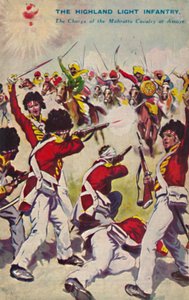 The Highland Light Infantry: The Charge of the Mahratta Cavalry at Assaye, 1803, 1939 by Unbekannt