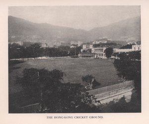 The Hong Kong Cricket Ground by Unbekannt