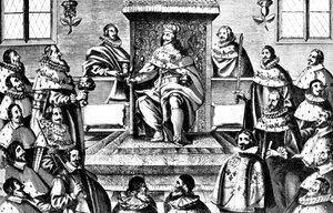 The House of Lords in the Time of Charles I by Unbekannt