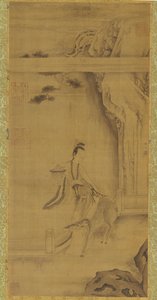 The Immortal Ma Gu with a Deer by Unbekannt