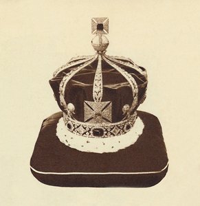 The Imperial Crown of India by Unbekannt