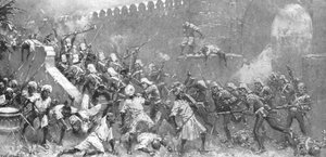 The Indian Mutiny, 1857-58: The Storming of the Cashmir Gate, Delhi, September 14, 1857 by Unbekannt