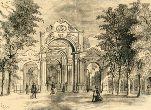 The Italian Walk, Vauxhall Gardens, c1878