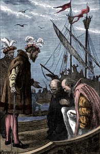 The King Visits Vasco da Gama by Unbekannt